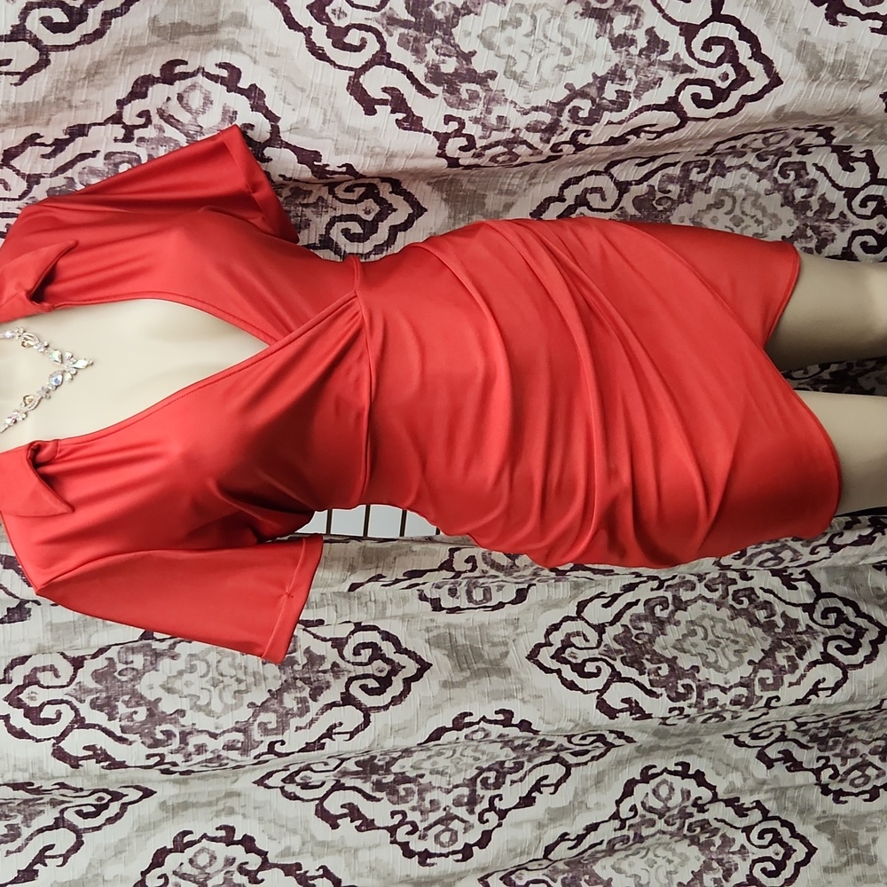 Short sexy red dress